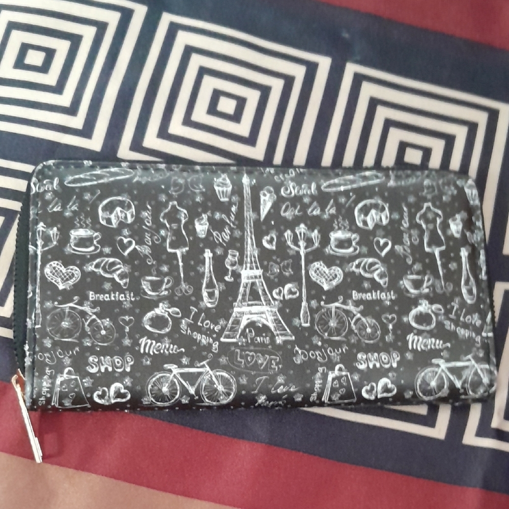 Chic Parisian Themed Wallet